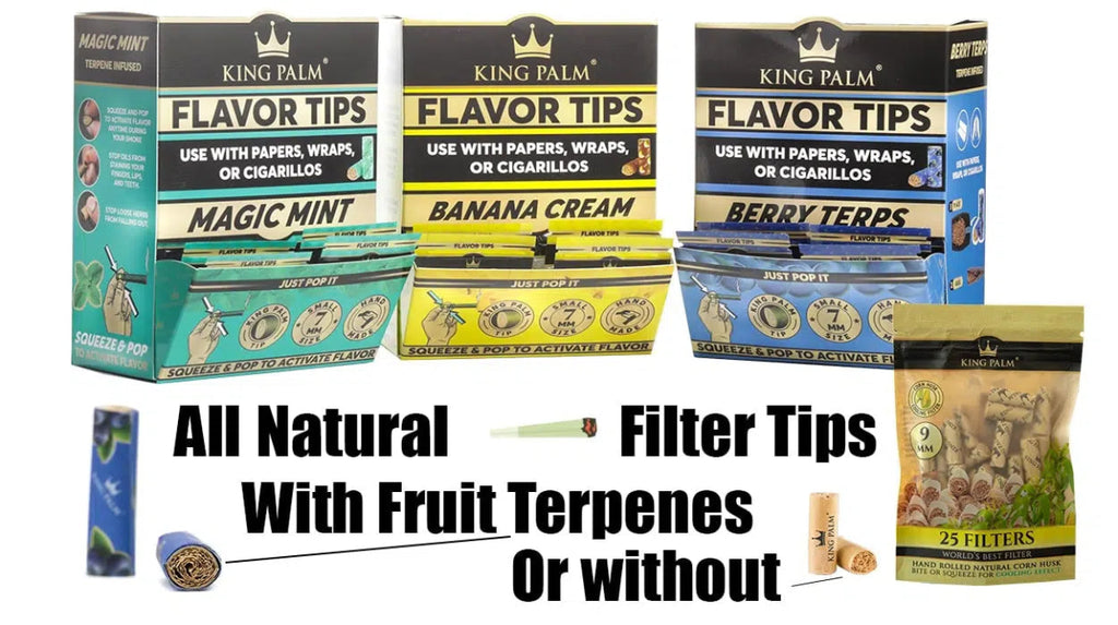 The Best King Palm : Flavoured Filter Tips - JustSmoke.Me