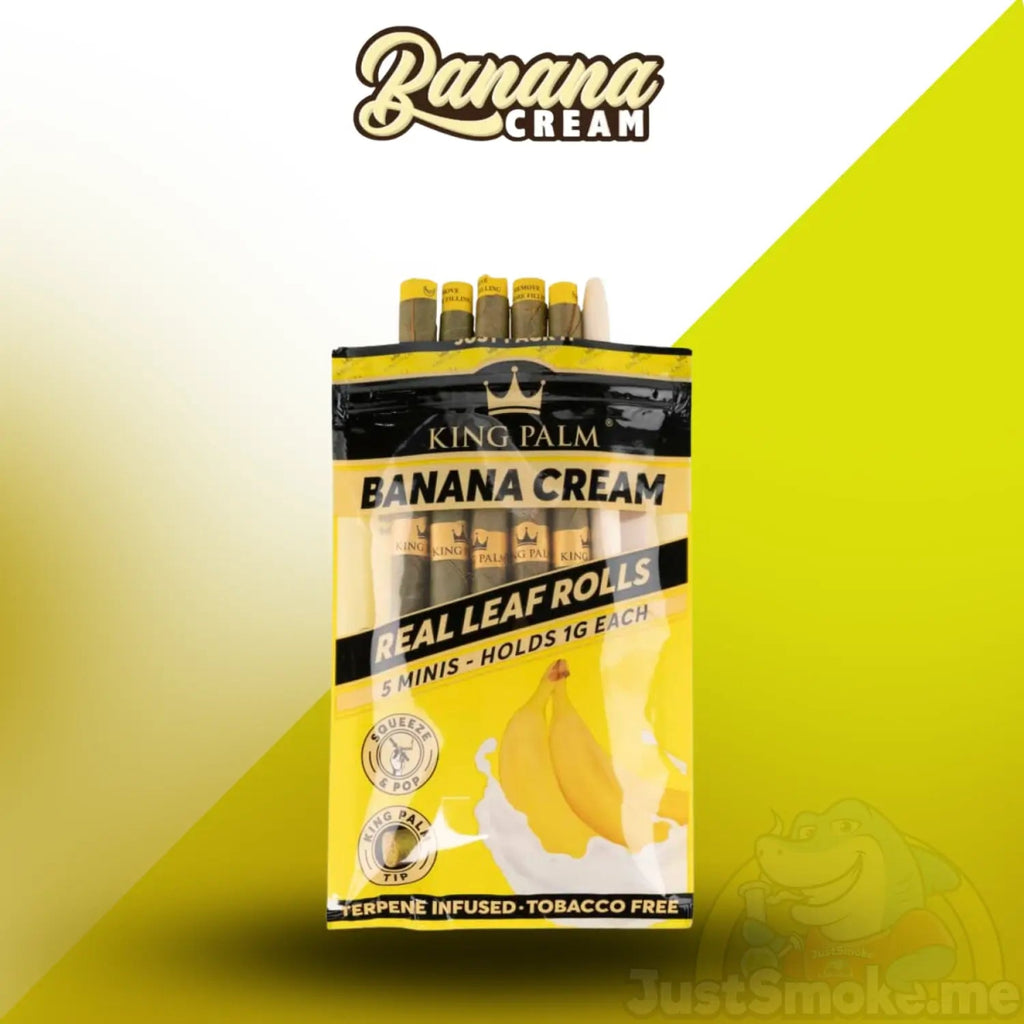 5 Banana Cream | Cordia Leaf / Blunt Wraps & Pre Rolls - King PalmJustSmoke.Me