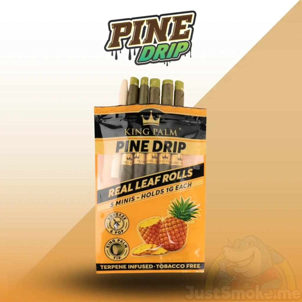 5 Pine Drip | Cordia Leaf / Blunt Wraps & Pre Rolls - King PalmJustSmoke.Me