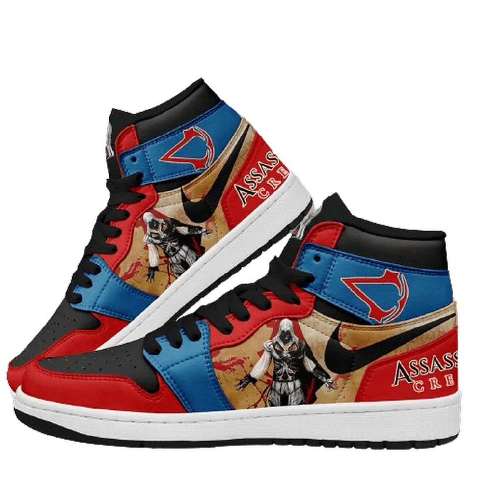 Assassins Creed | High - Tops / Custom Shoes | Unisex Fashion Trainers | Cartoon / Movie / Gamers.JustSmoke.Me