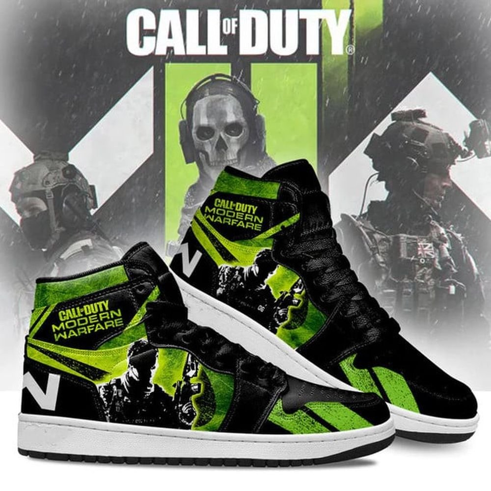 Call Of Duty | New High - Tops | Custom Fashion Trainers | Cartoon / Movie / Gamers.JustSmoke.Me