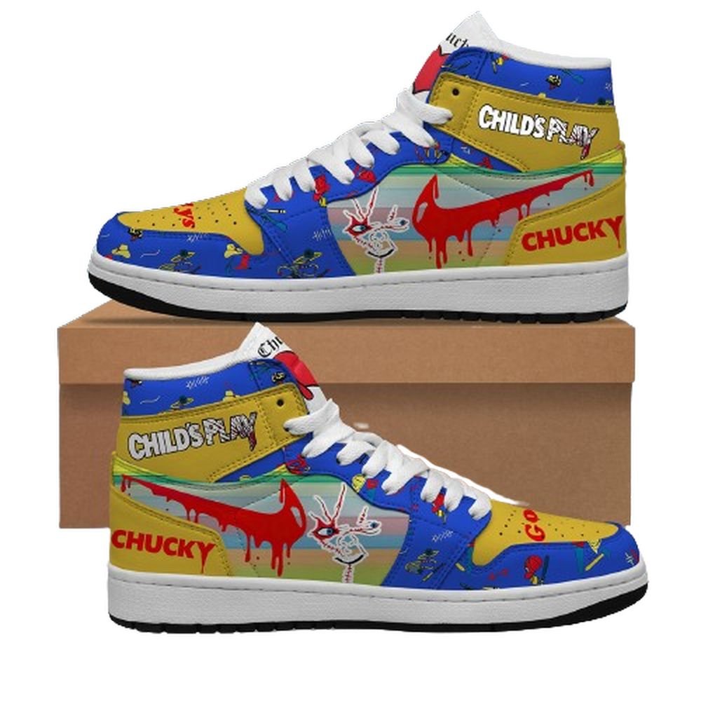 Chucky | New High - Tops | Custom Fashion Trainers | Cartoon / Movie / Gamers.JustSmoke.Me