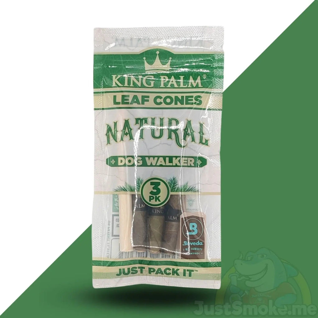 Dog Walker - 3 Blunt Wraps | 70mm | Natural Cordia Leaf - King PalmJustSmoke.Me