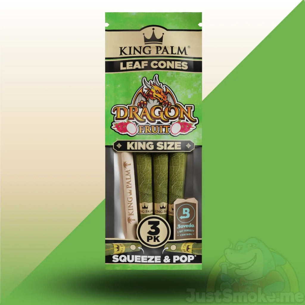 Dragon Fruit | 3pc Cordia Leaf / Blunt Wraps & Pre Rolls - King PalmJustSmoke.Me