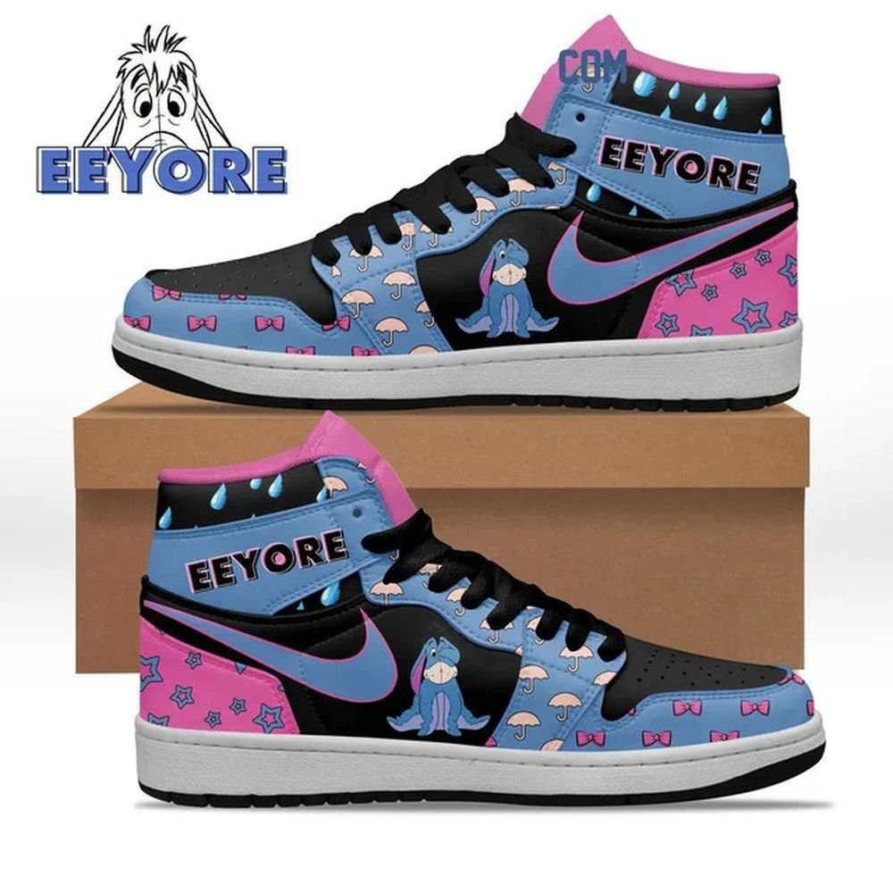 Eeyore Cutie | New High - Tops | Custom Fashion Trainers | Cartoon / Movie / Gamers.JustSmoke.Me