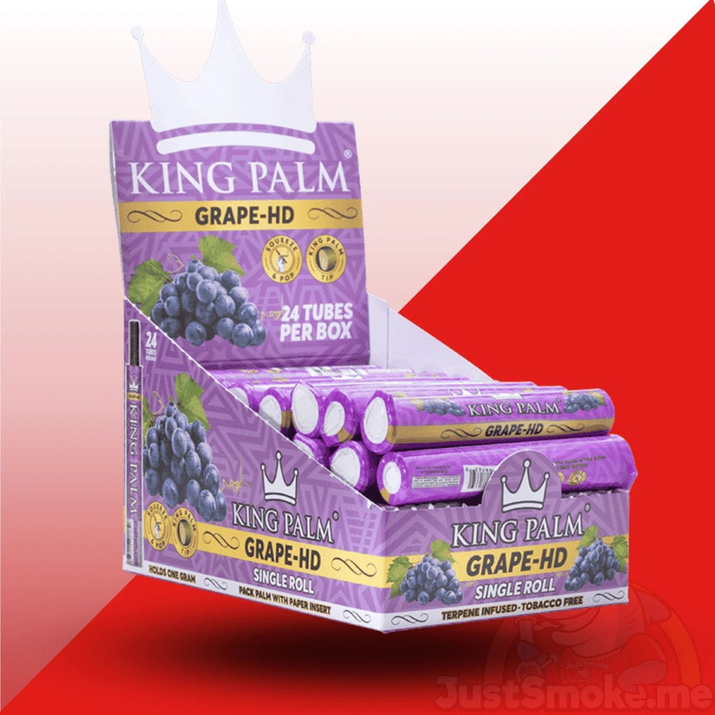 Grape HD | Cordia Leaf / Blunt Wrap - Roll & Natural Cones - King PalmJustSmoke.Me