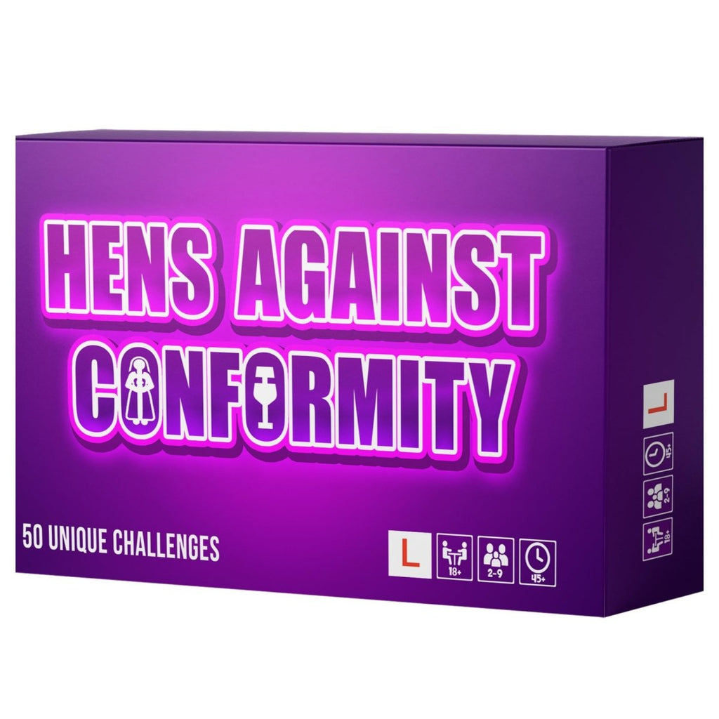 Hens Against Conformity: Hen Party Games For Adults | Hen Night | Hen Games | Bridal Shower | Hen Do Game | Hen Party Game | 50 Questions & Interactive ChallengesJustSmoke.Me