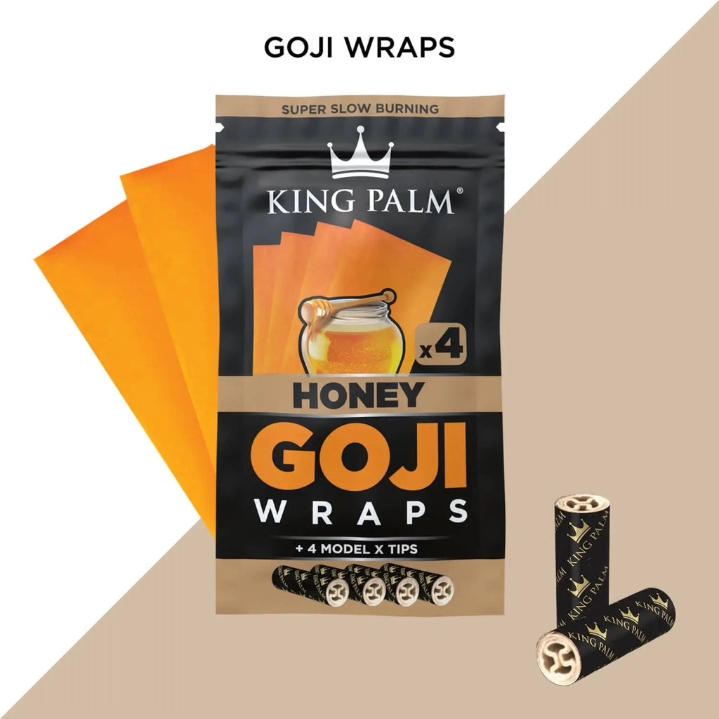 Honey Goji Berry | Blunt Wraps + Flavoured Filter Tips - King PalmJustSmoke.Me