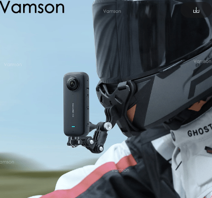 Insta360 Action Camera - Helmet Mount For Motorbikes, Sky Diving, Racing & MoreJustSmoke.Me