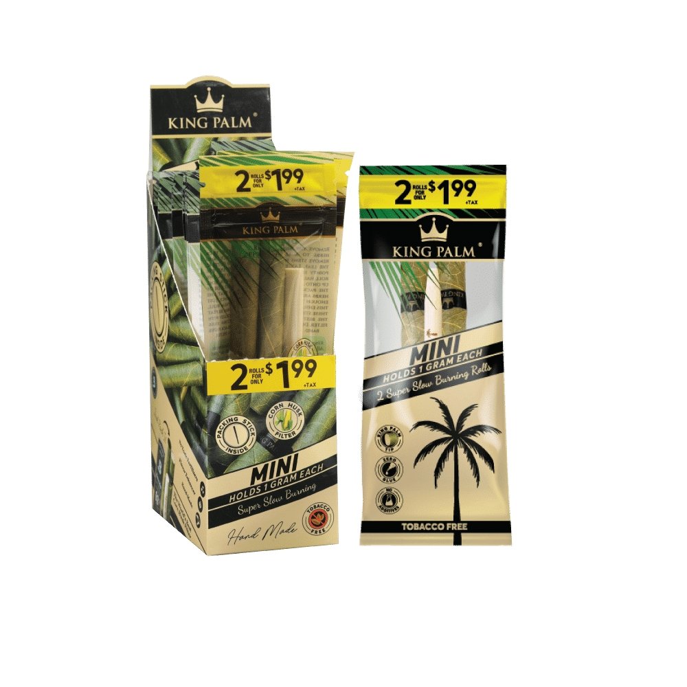 King Palm - 2pc Natural / Unflavoured | 1.g | Cordia Blunt Wrap / Pre Roll - justsmoke.meJustSmoke.Me