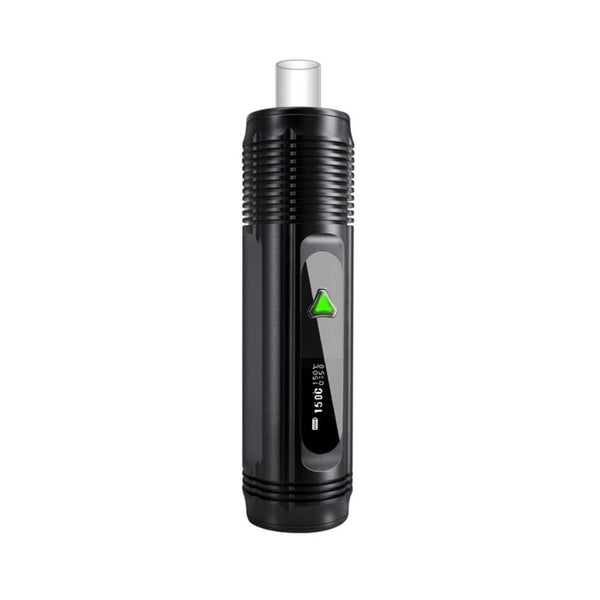 LEEJO& Dry Herb Vaporizer,Glass Suction Nozzle and Ceramic 360 - Degree Cycle Heating Herb Room, Dry Herb vape Pen,2200 Mah Battery USB,LED Display,Portable Mighty Herbal Vaporizer Nicotine Free(black)JustSmoke.Me