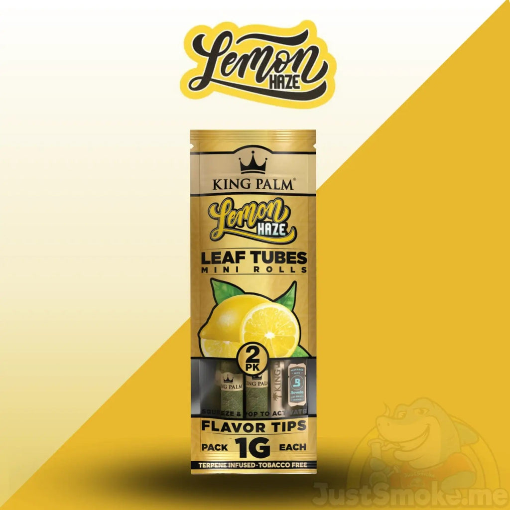 Lemon Haze | Cordia Leaf - Flavoured Blunt Wraps - (1.g) - King PalmJustSmoke.Me