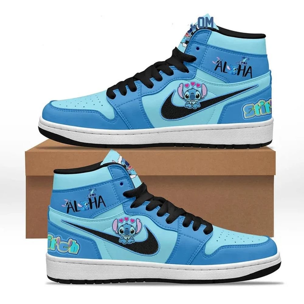 Lilo & Stitch #1 | New High - Tops | Custom Fashion Trainers | Cartoon / Movie / Gamers.JustSmoke.Me