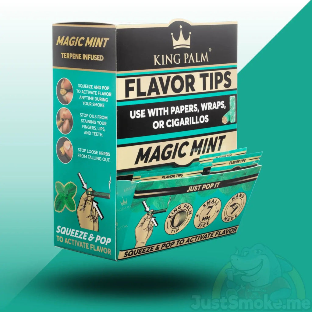 Magic Mint | 7mm Flavoured Filter Tips - King PalmJustSmoke.Me