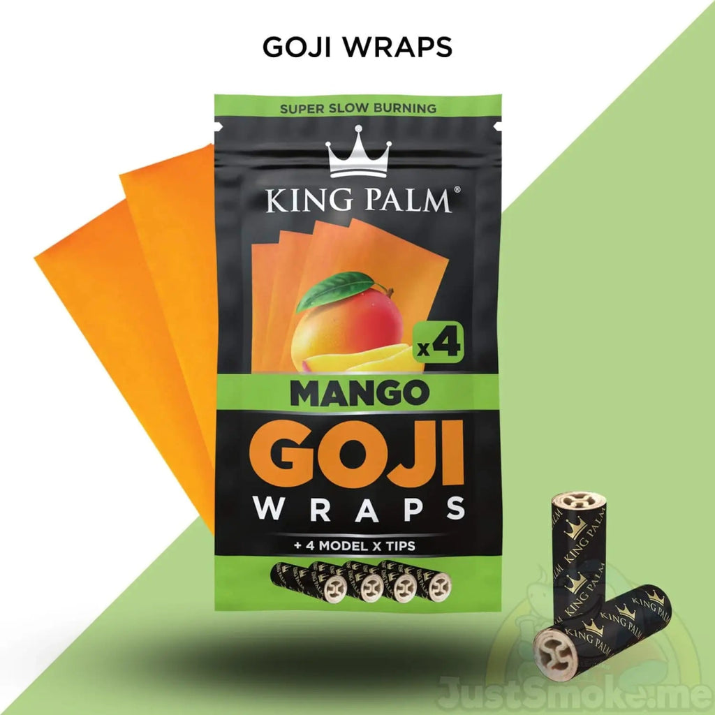 Mango Goji Berry | Blunt Wraps | +4 Filter Tips - King PalmJustSmoke.Me