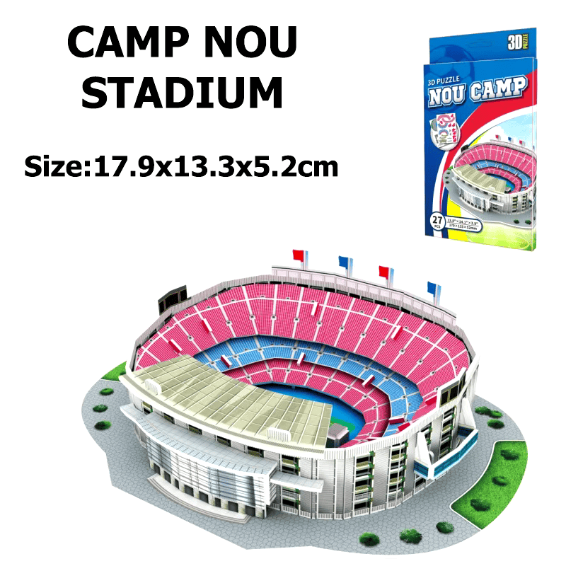 Miniature Famous Football Stadiums - 3D DIY Puzzle - World Football Game GiftsJustSmoke.Me