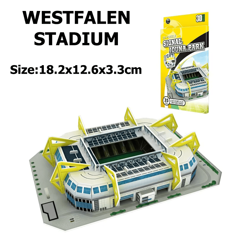 Miniature Famous Football Stadiums - 3D DIY Puzzle - World Football Game GiftsJustSmoke.Me