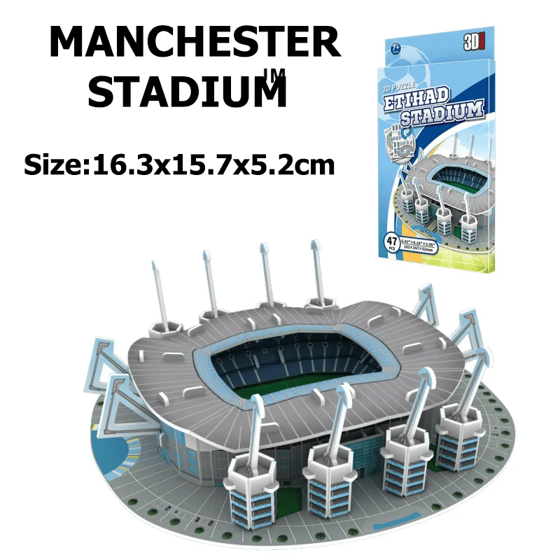 Miniature Famous Football Stadiums - 3D DIY Puzzle - World Football Game GiftsJustSmoke.Me