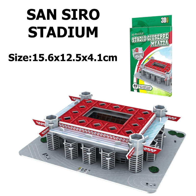 Miniature Famous Football Stadiums - 3D DIY Puzzle - World Football Game GiftsJustSmoke.Me