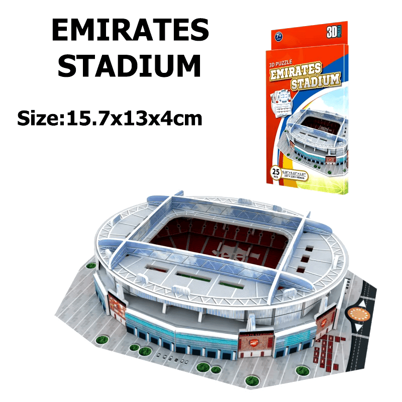 Miniature Famous Football Stadiums - 3D DIY Puzzle - World Football Game GiftsJustSmoke.Me