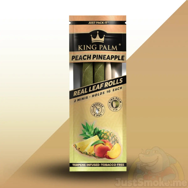 Peach Pineapple | Cordia Leaf / Flavoured Blunt Wraps - King PalmJustSmoke.Me