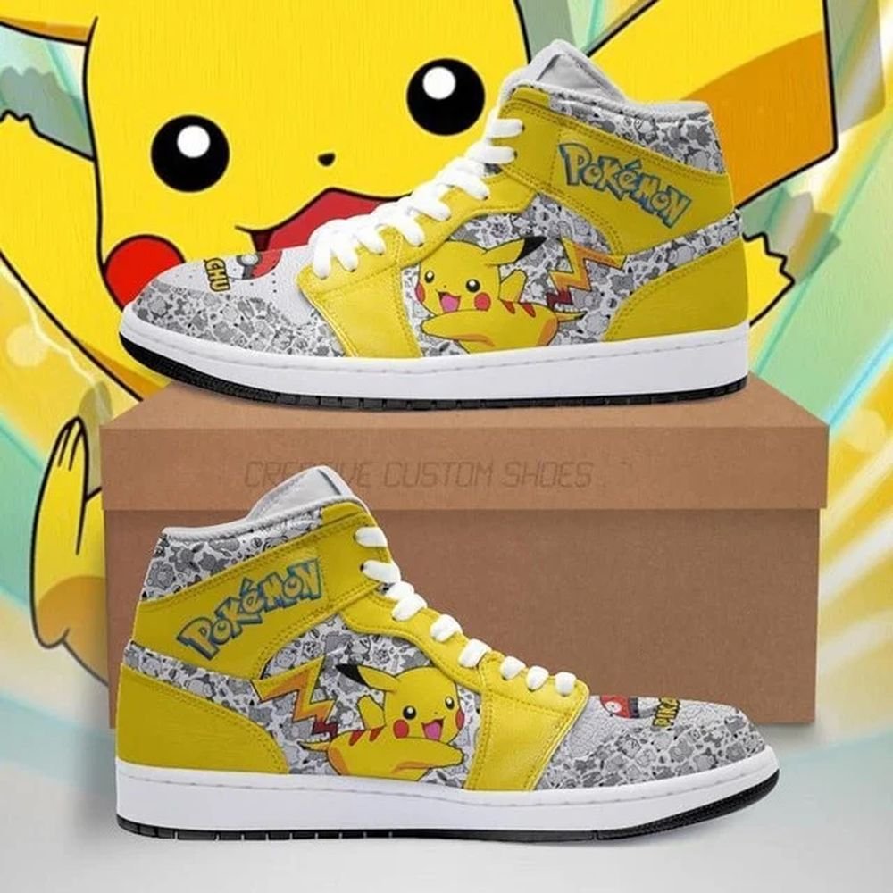 Pokémon Pikachu | High - Tops / Custom Shoes | Unisex Fashion Trainers | Cartoon / Movie / Gamers.JustSmoke.Me