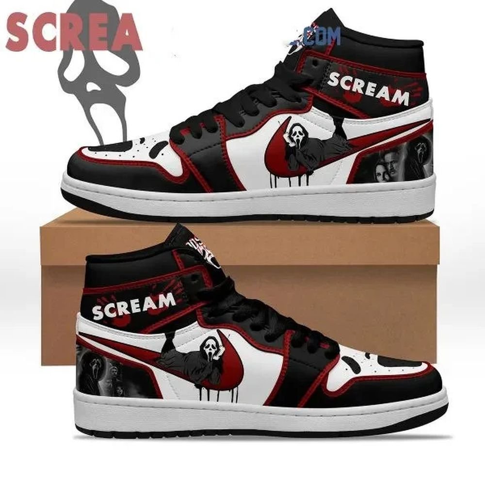 Scream | New High - Tops | Custom Fashion Trainers | Cartoon / Movie / Gamers.JustSmoke.Me