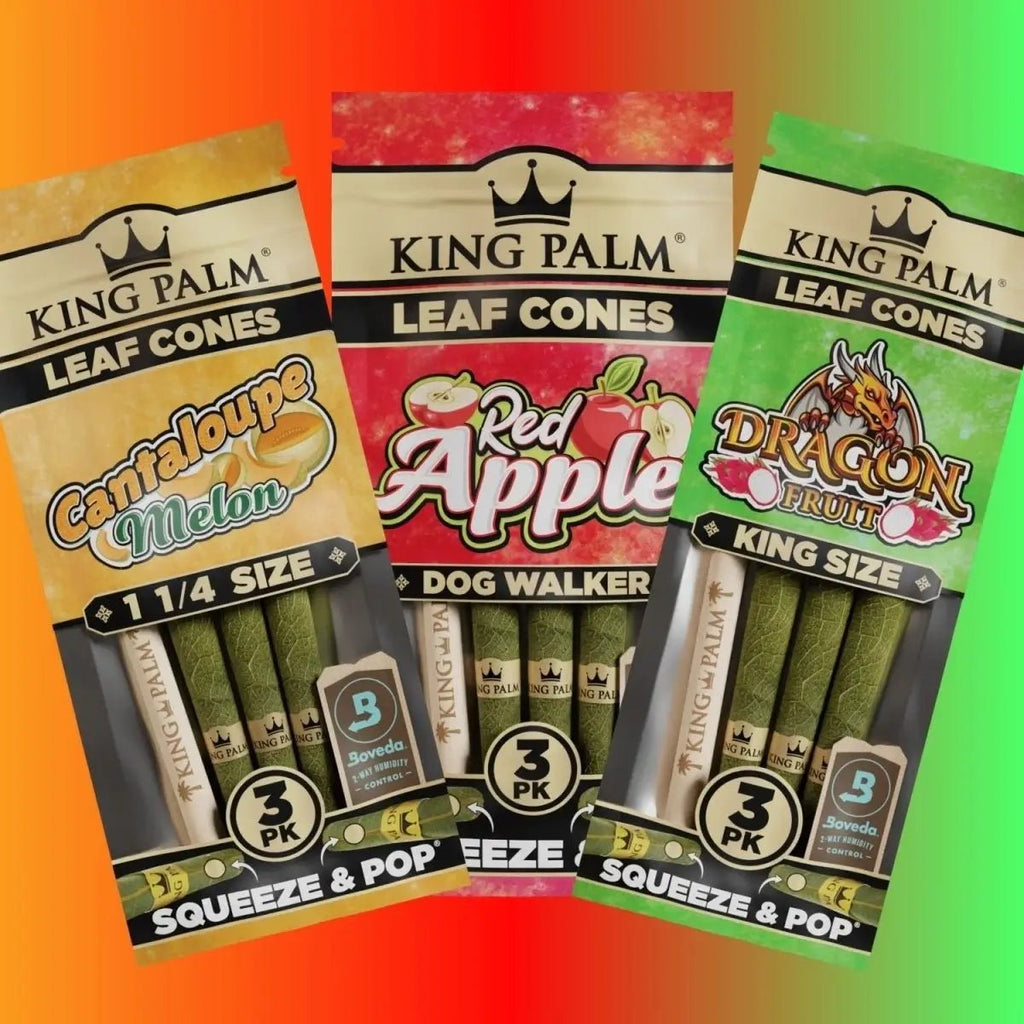 THE BIG 3 | Cordia Leaf - 9 Flavoured Rolls - Blunt Wrap Bundle - King PalmJustSmoke.Me