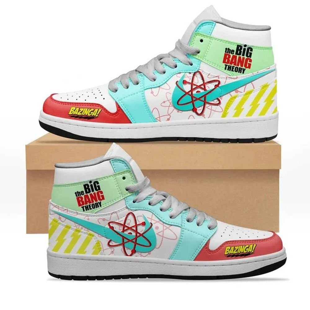 The Big Bang Theory - Tv Show | High - Tops / Custom Shoes | Unisex Fashion Trainers | Cartoon / Movie / Gamers.JustSmoke.Me