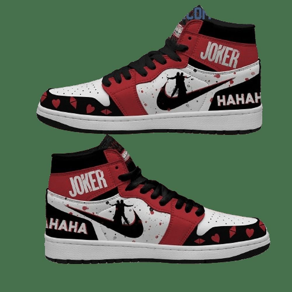 The Joker HAHA! | High - Tops / Custom Shoes | Unisex Fashion Trainers | Cartoon / Movie / Gamers.JustSmoke.Me