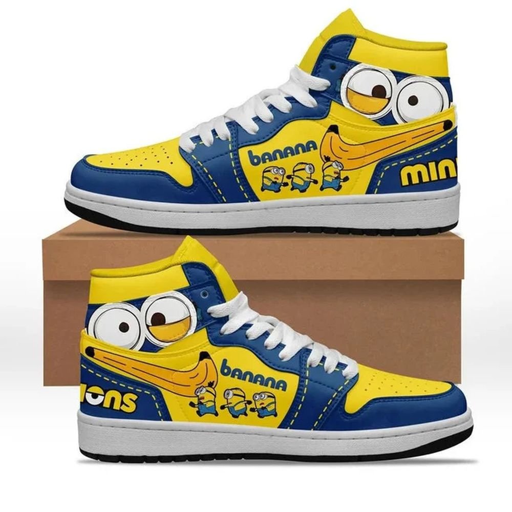 The Minions High - Tops / Custom Shoes | Unisex Fashion Trainers | Cartoon / Movie / Gamers.JustSmoke.Me