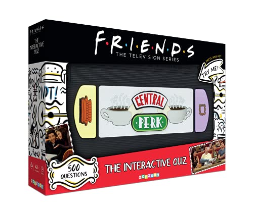 TOMY Games Friends the Interactive Quiz Game, Friends TV Series, Friends Quiz, Adult Game, Friends TV Show, Interactive Games, Suitable for Adults and Teenager 14 years+, Multicoloured, T73292JustSmoke.Me