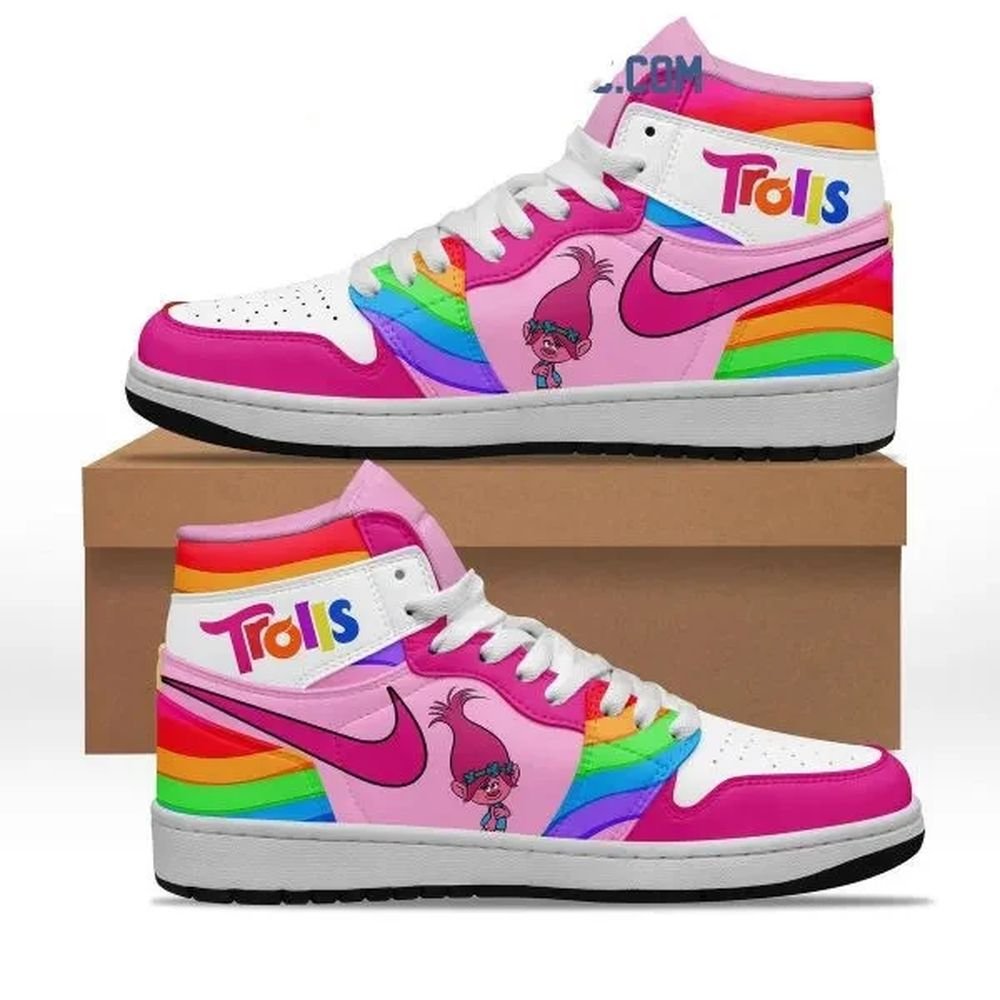 Trolls | High - Tops / Custom Shoes | Unisex Fashion Trainers | Cartoon / Movie / Gamers.JustSmoke.Me