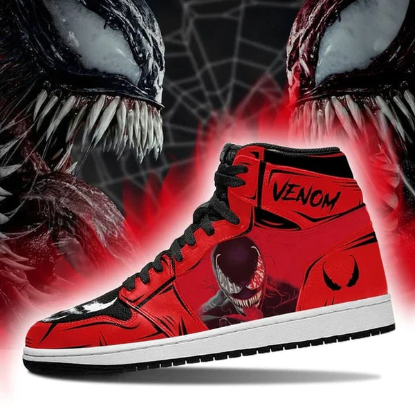 Venom #2 | High - Tops / Custom Shoes | Unisex Fashion Trainers | Cartoon / Movie / Gamers.JustSmoke.Me