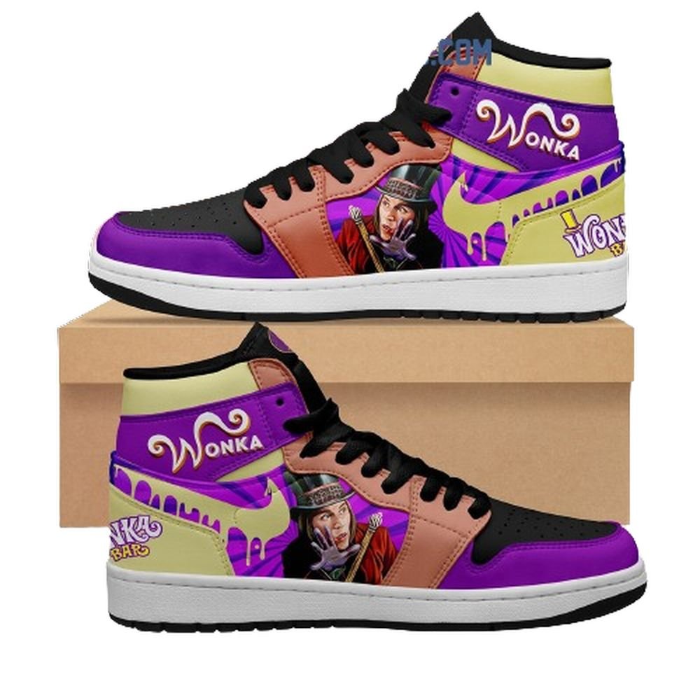 Willy Wonker | High - Tops / Custom Shoes | Unisex Fashion Trainers | Cartoon / Movie / Gamers.JustSmoke.Me