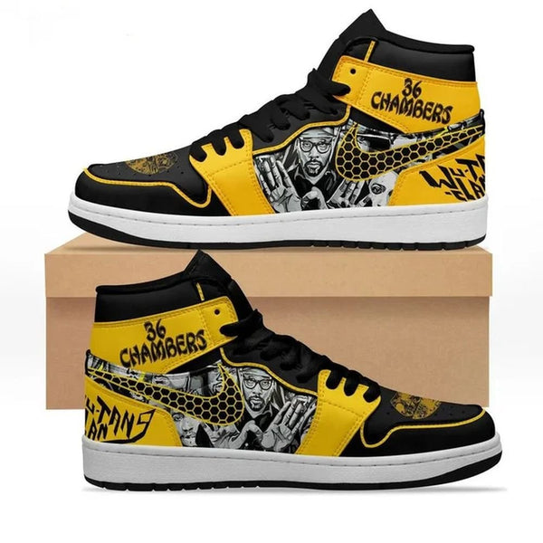 Woo - Tang Clan | New High - Tops | Custom Fashion Trainers | Cartoon / Movie / Gamers.JustSmoke.Me