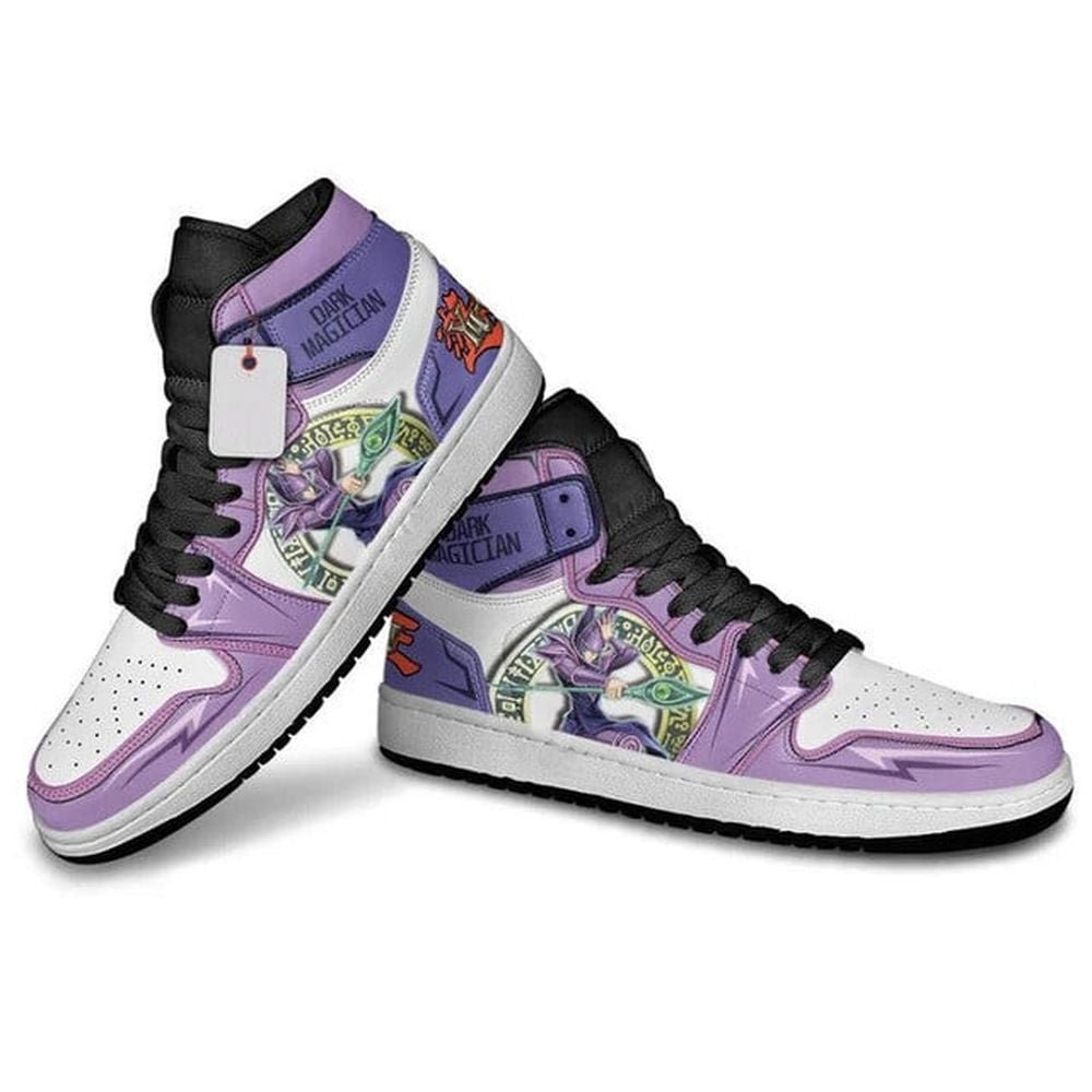 Yu Gi Oh Dark Magician | High - Tops / Custom Shoes | Unisex Fashion Trainers | Cartoon / Movie / Gamers.JustSmoke.Me