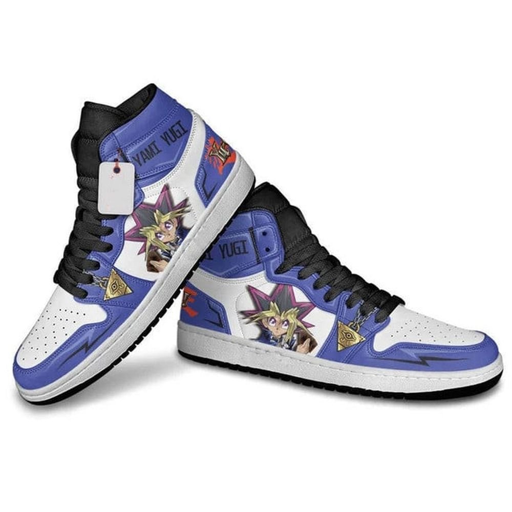 Yu Gi Oh Yami Yugi | High - Tops / Custom Shoes | Unisex Fashion Trainers | Cartoon / Movie / Gamers.JustSmoke.Me