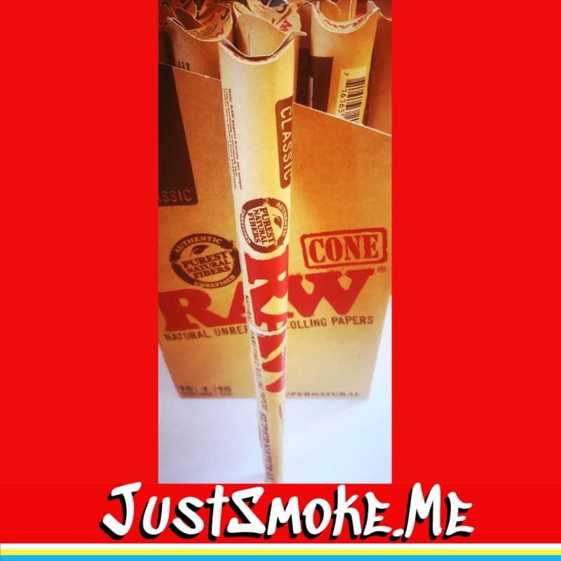 12-Inch | Classic Raw | Foot-Long | Pre-Rolled | MEGA-CONEJustSmoke.Me