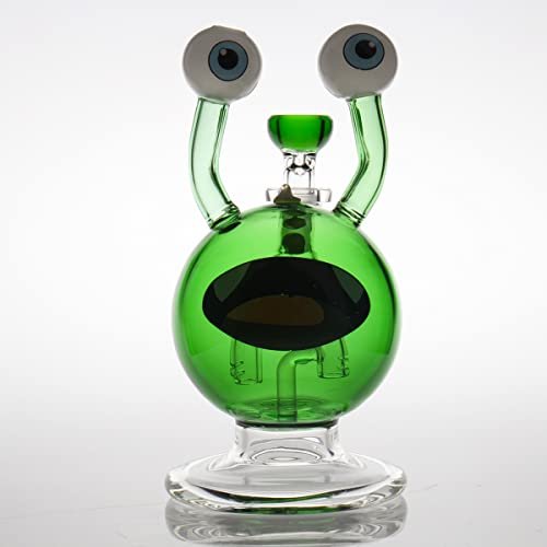 bongbongbong Green Glass Bong, Big Eyes Water Bongs for Smoking ...