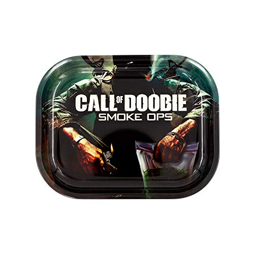 Call of Doobie Metal Rolling Tray Small - Smoke Ops COD DutyJustSmoke.Me