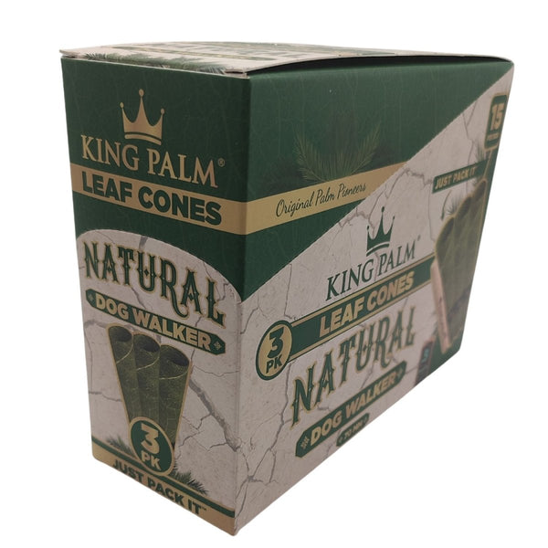 King Palm | Dog Walker - 3 Blunt Wraps | 70mm | Natural Cordia LeafJustSmoke.Me