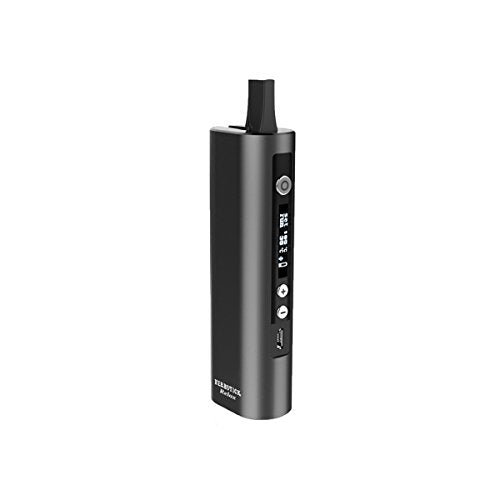 Dry Herb Vaporizer for Aromatherapy Herbs Temperature Control Herbstick Deluxe Herbal Vaporizer- Rechargeable Portable Smoke Vape - 30s Heat up time-(No Nicotine) (Black)JustSmoke.Me