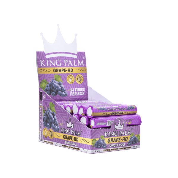 King Palm | Grape HD | Cordia Leaf / Blunt Wrap - Roll & Natural ConesJustSmoke.Me