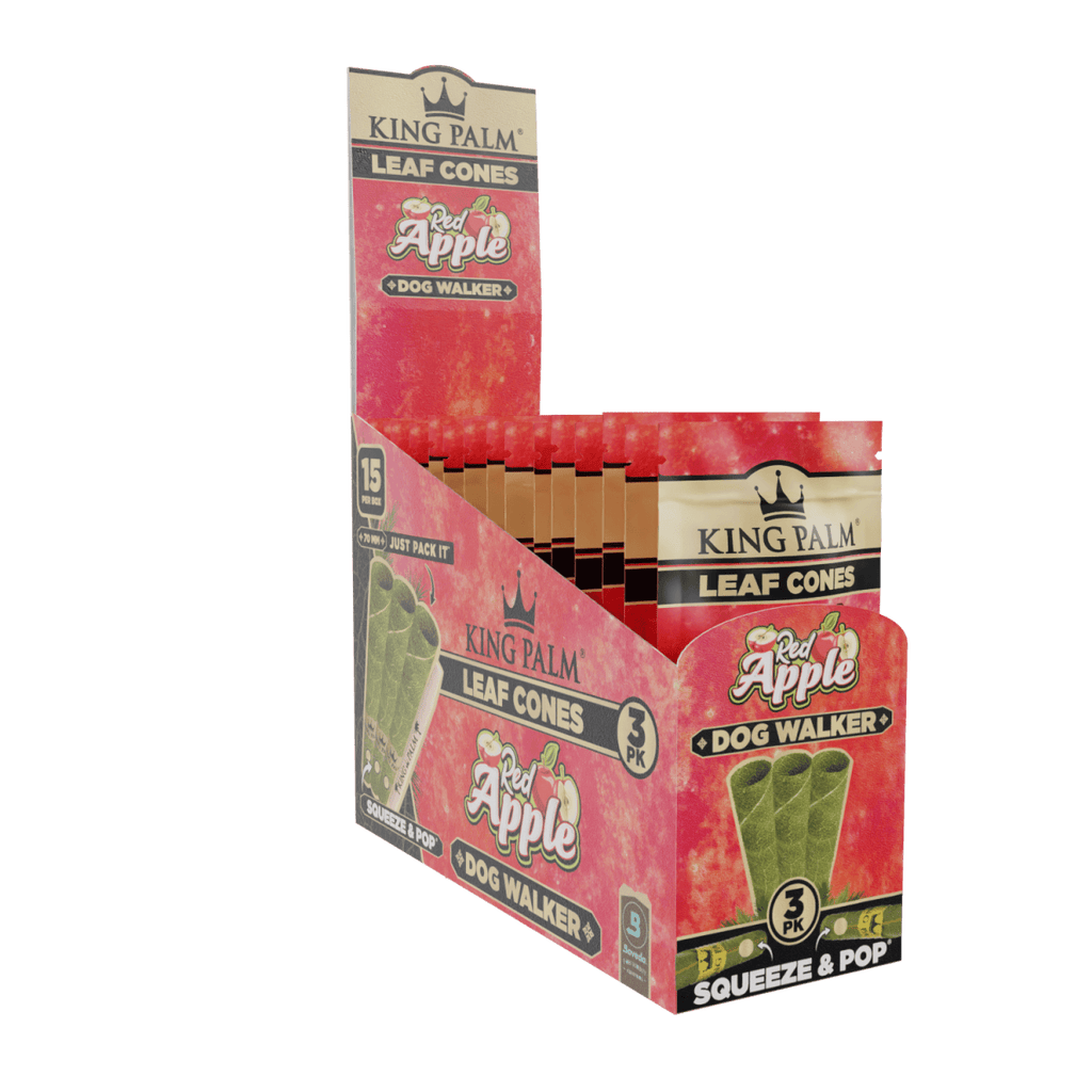 King Palm | Red Apple | Cordia Leaf / Blunt Wraps & ConesJustSmoke.Me