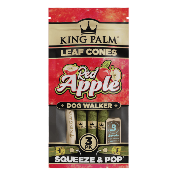 King Palm | Red Apple | Cordia Leaf / Blunt Wraps & ConesJustSmoke.Me