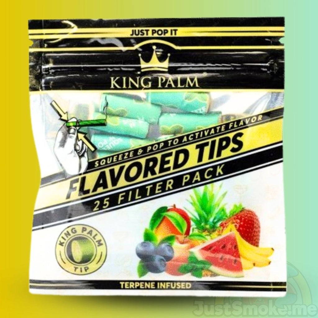 King Palm | Magic Mint | Squeeze & Pop Filter Tips (25 Pack)JustSmoke.Me