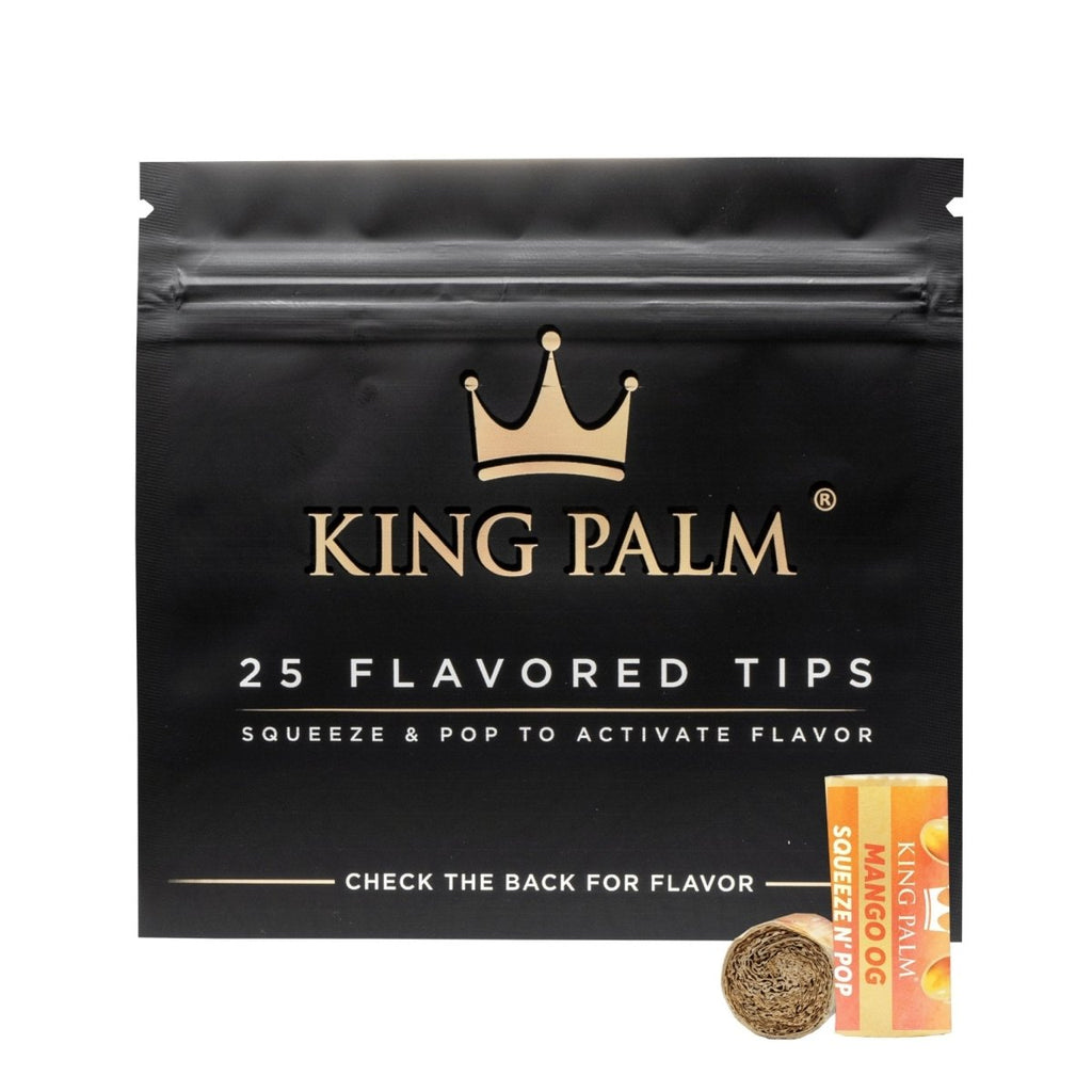 King Palm | Mango OG | Squeeze & Pop Filter Tips (25 Pack)JustSmoke.Me