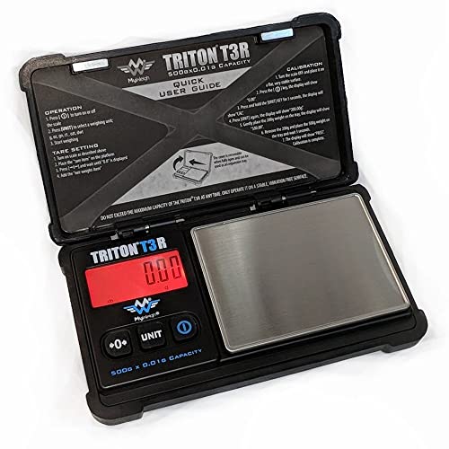 My WEIGH Triton T3R Rechargeable 500g x 0.01g Precision Pocket ScalesJustSmoke.Me