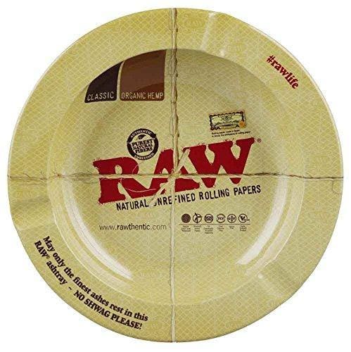 RAW : Magnetic Ashtray, Metal, Yellow, SJustSmoke.Me